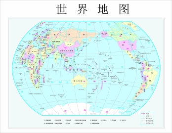 世界地图17033*13154超高像素cdr、jpg下载