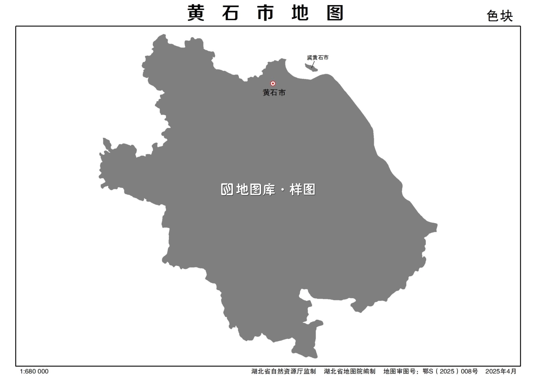 湖北省黄石市多类型新版矢量地图批量下载_图5