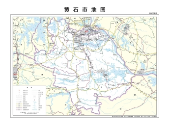 湖北省黄石市多类型新版矢量地图批量下载