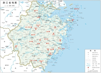 浙江地图_浙江省旅游图高清版大图