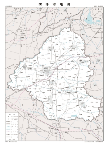 菏泽地图全图_菏泽地图高清版大图
