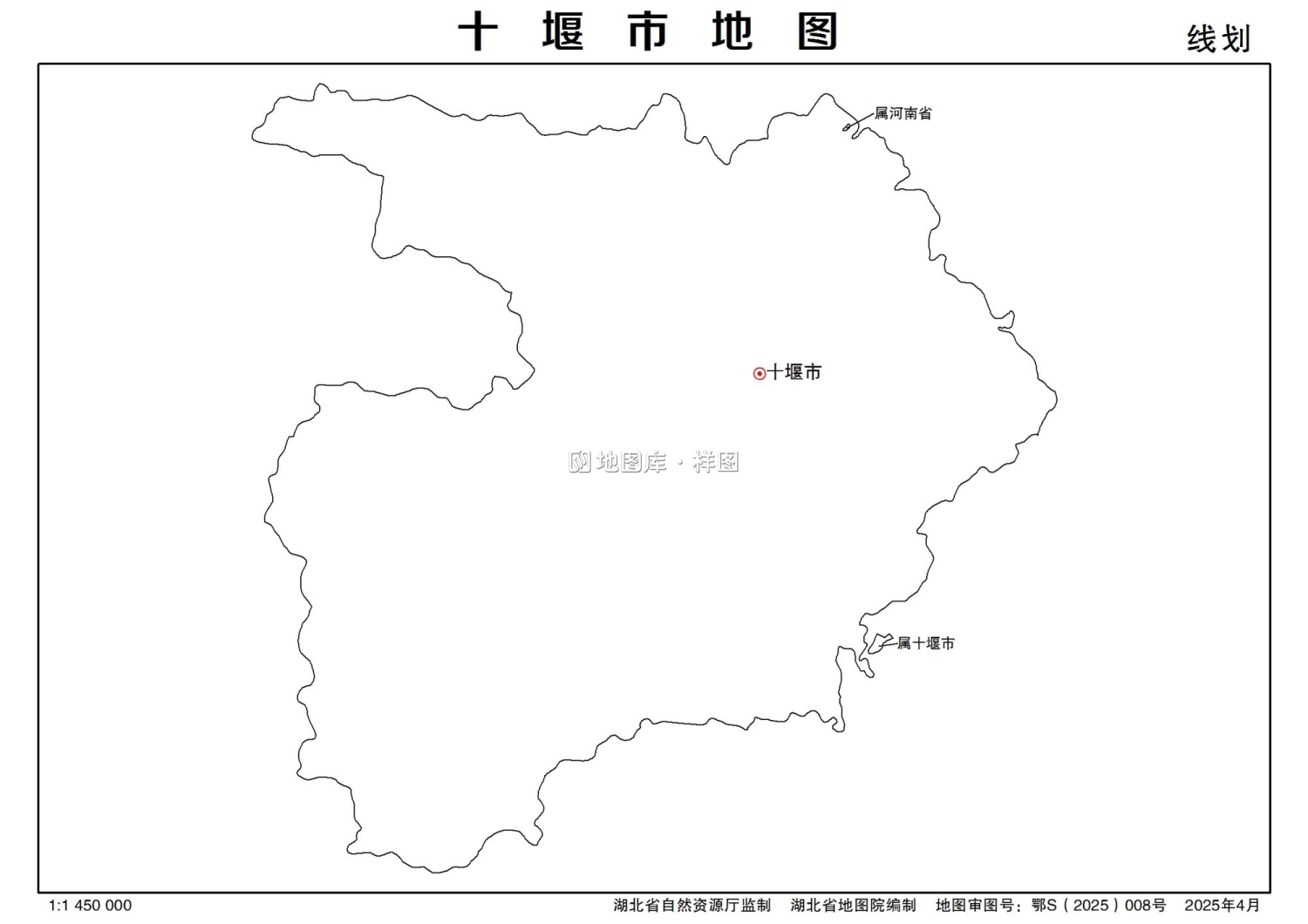 湖北十堰市地图最新电子版源文件下载_图6