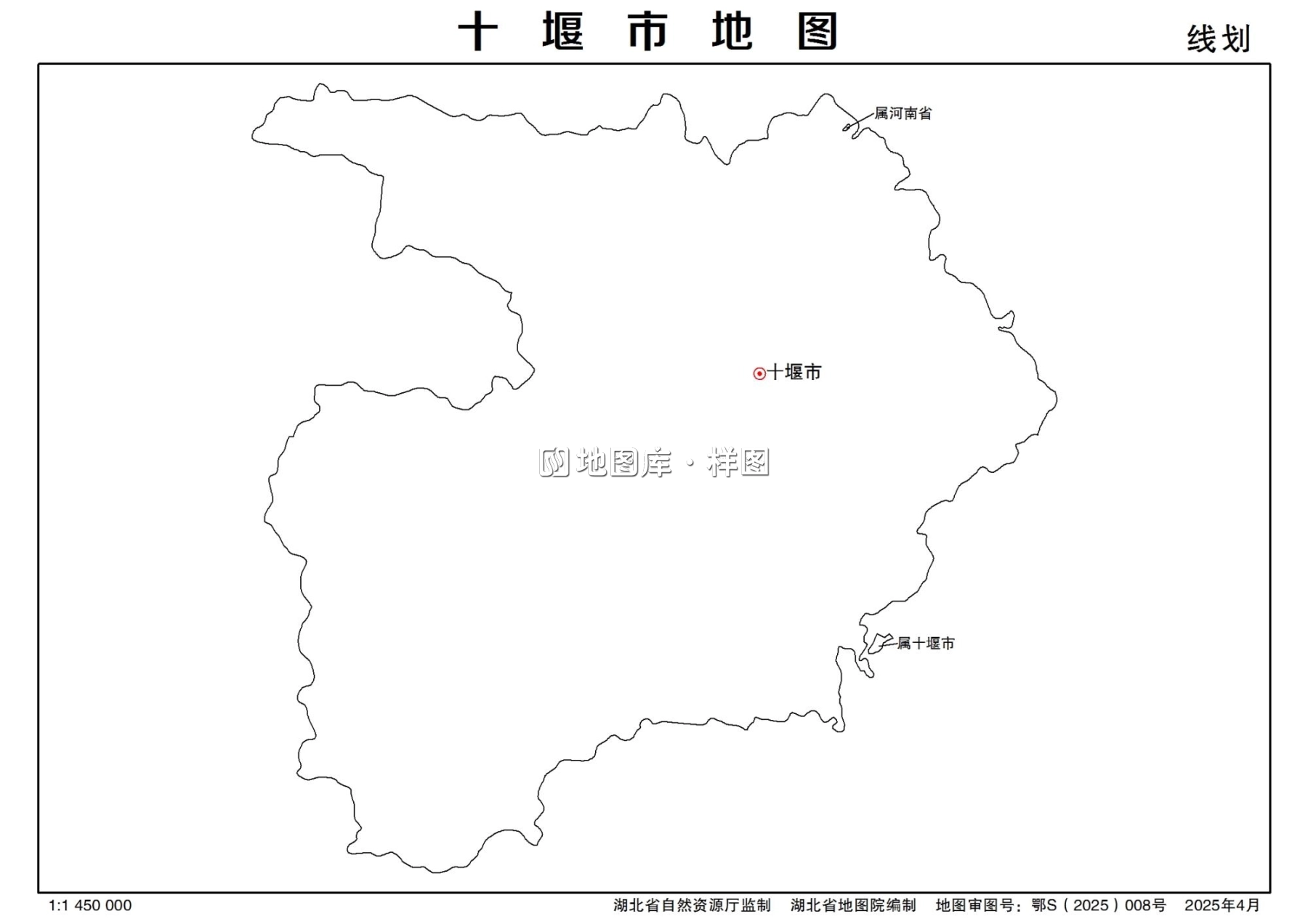 湖北十堰市地图最新电子版源文件下载_图6