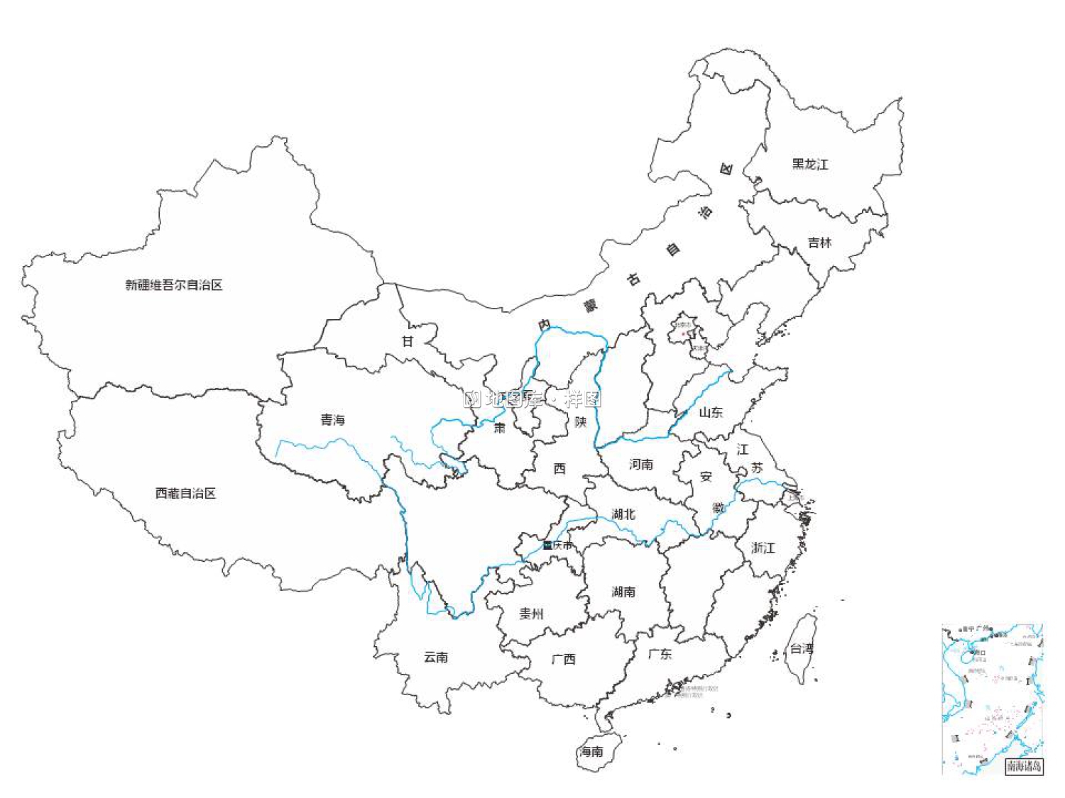 10款中国地图PPT格式（可编辑）_图3