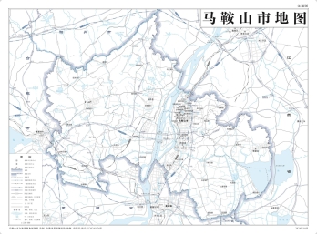 安徽马鞍山地图交通、旅游、示意、自然地理版地图