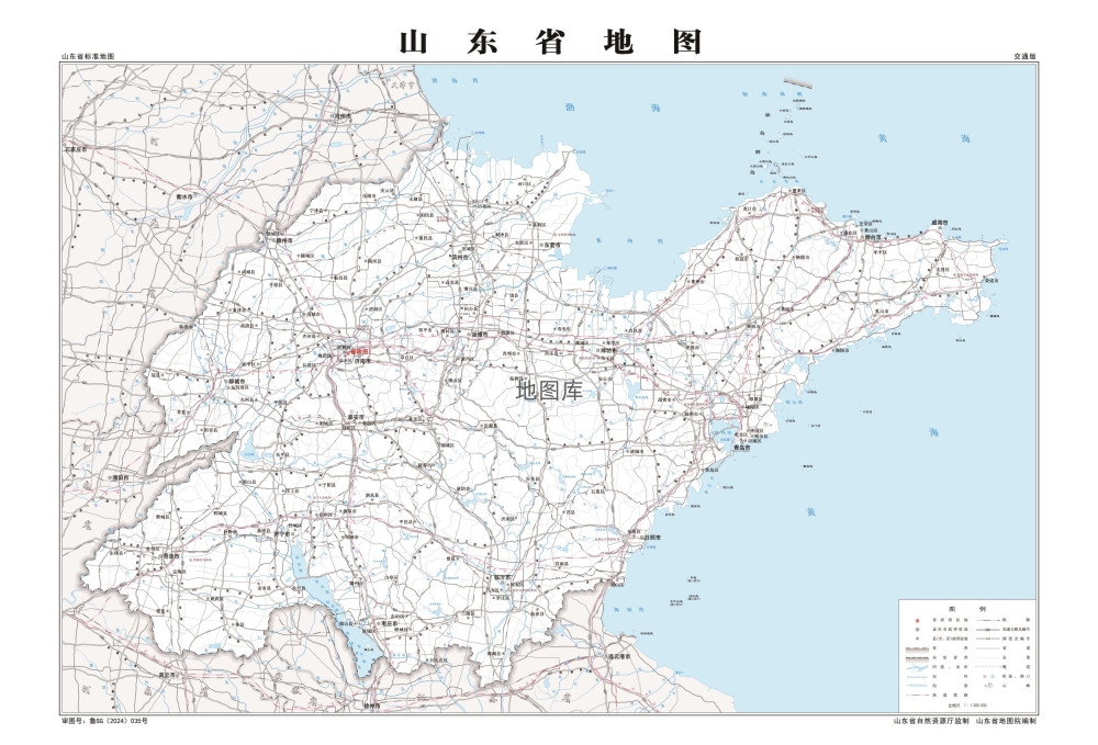 山东地图交通版_山东交通地图_山东交通地图高清可放大_图1