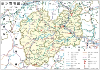 丽水地图_浙江丽水市全要素地图高清版大图