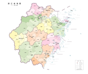 浙江地图_浙江省示意图高清版大图