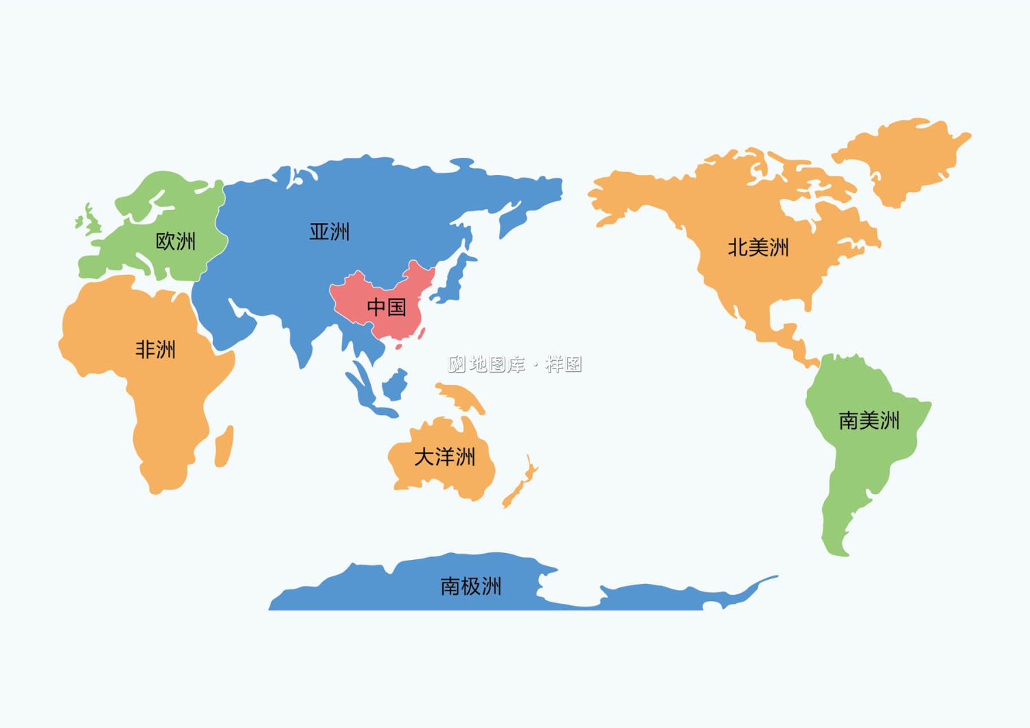 世界地图矢量源文件（包含cdr、ai、jpg格式）可放大下载_图2
