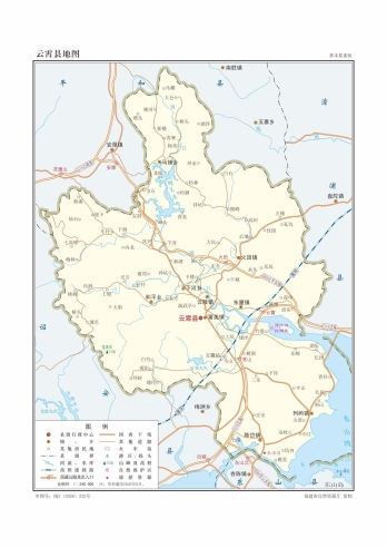 福建漳州市云霄县矢量地图全图可放大