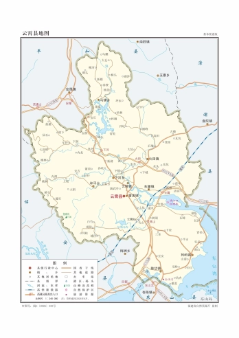 福建漳州市云霄县矢量地图全图可放大