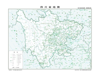四川旅游地图景点分布图