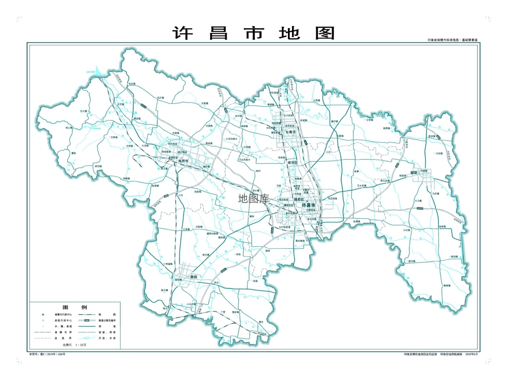 许昌地图高清版大图_许昌地图各县市地图_图1