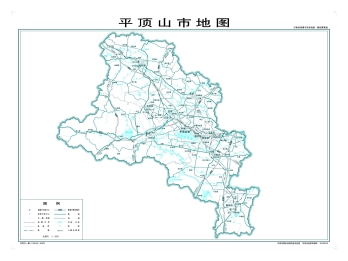 平顶山地图全图高清版下载 - 免费最新可放大矢量EPS源文件