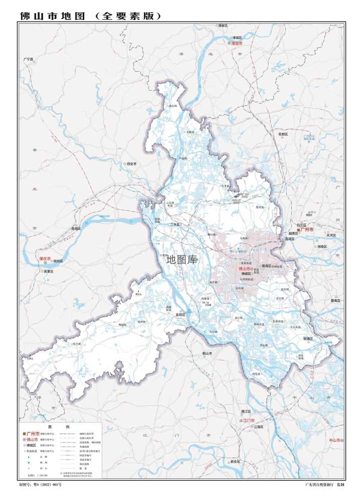 广东佛山市地图_广东佛山区域划分地图_图2